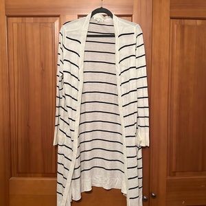 Grace and lace long, thin, spring cardigan